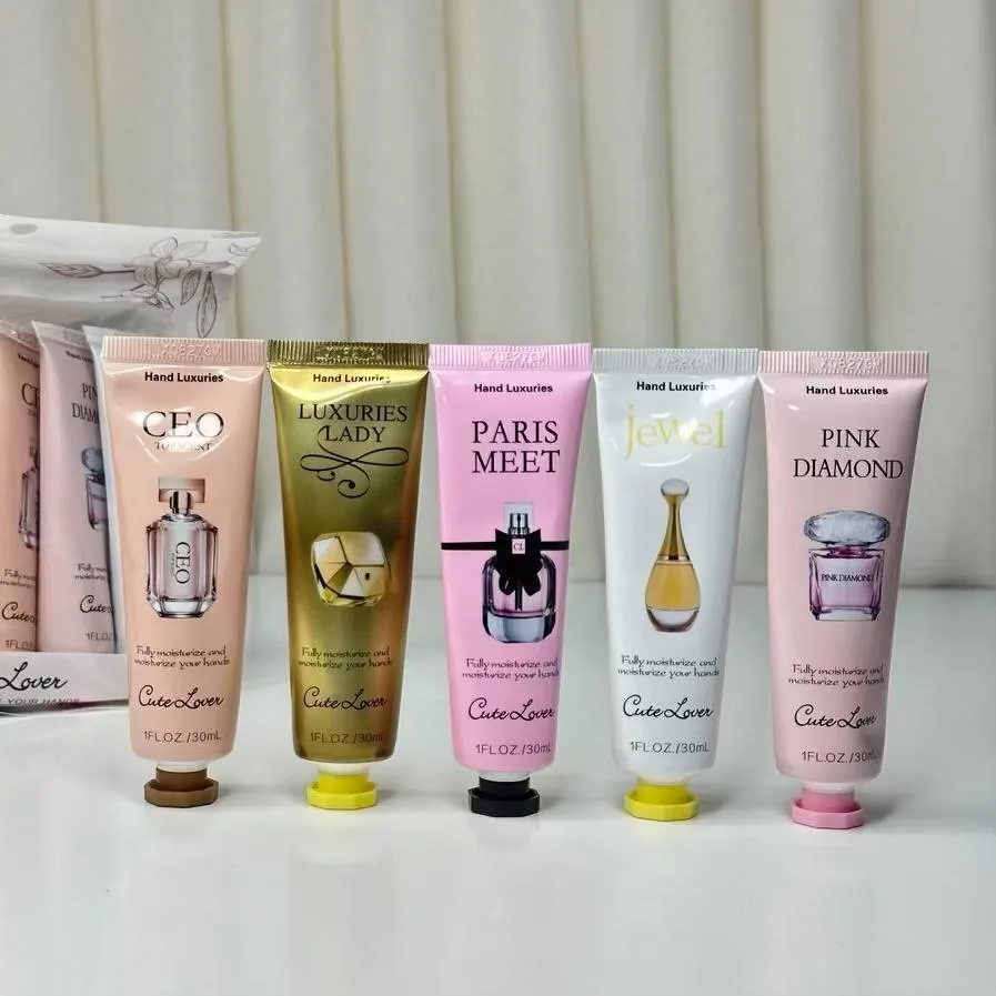 Cute Lover Cologne Hand Cream Pack of 5 پک کرم دست ۵ عددی ادکلنی Cute Lover
