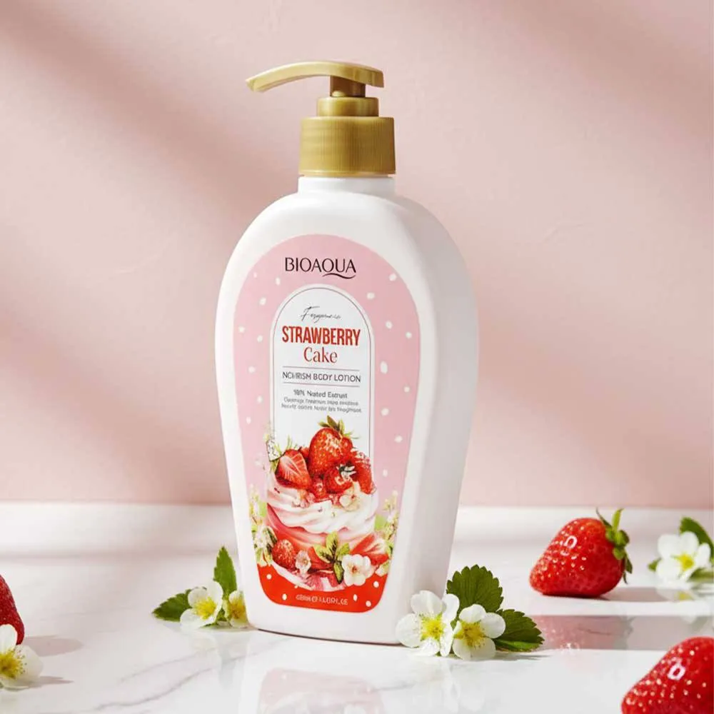 Strawberry Shortcake Body Lotion-1 لوسیون بدن رایحه کیک توتفرنگی